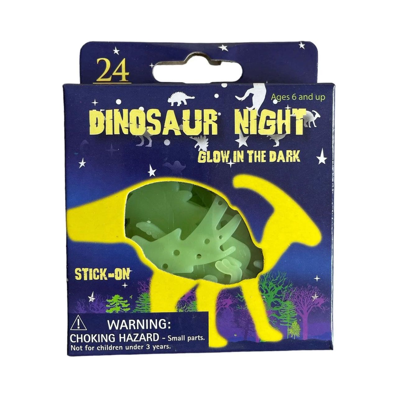 Dinosaur Night Glow In The Dark Wall Stickers