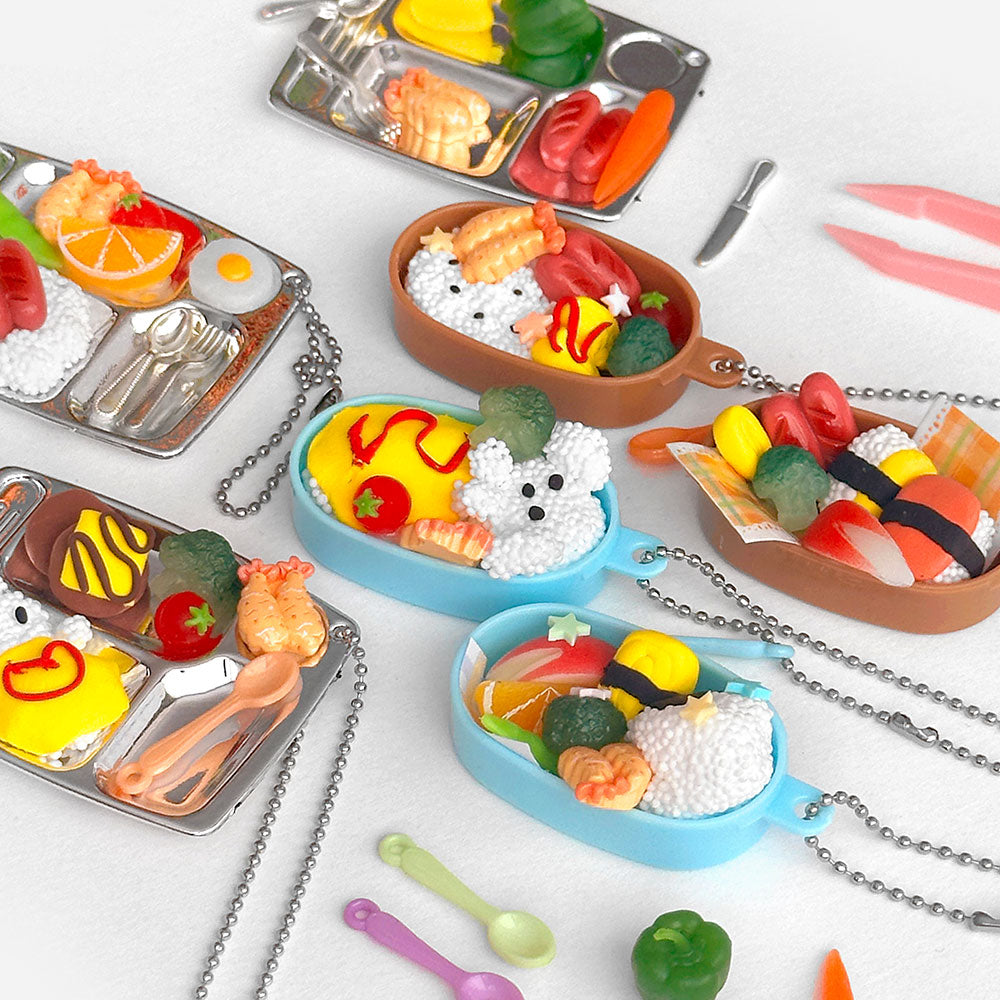 Diy Bento Keyring Kit (Make Your Own Lunchbox Keychain)