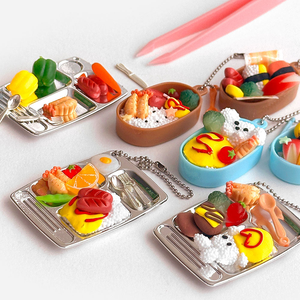 Diy Bento Keyring Kit (Make Your Own Lunchbox Keychain)