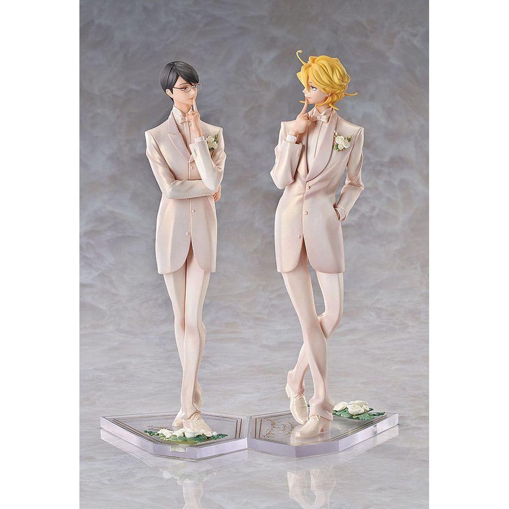 Doukyusei PVC Statues 2-Pack 1/7 Hikaru Kusakabe & Licht Sajo: Wedding Ver. 24 cm