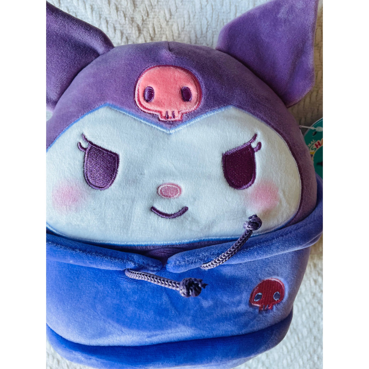Squishmallows Sanrio 8" Hoodie Plush Kuromi
