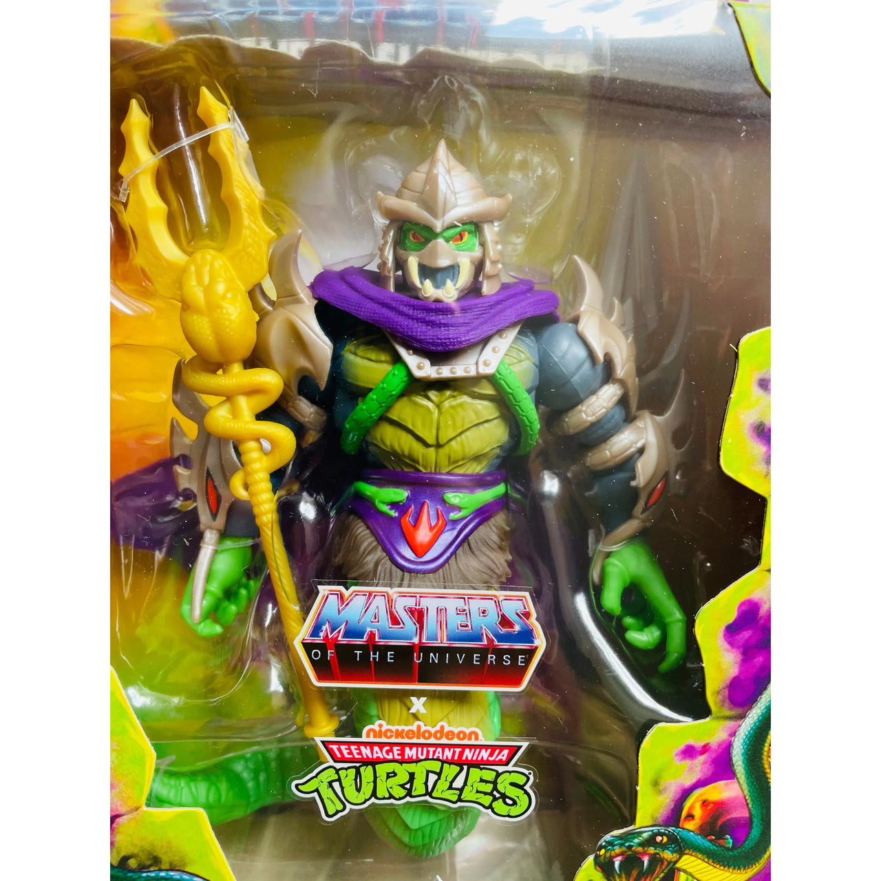 MOTU x TMNT: Turtles of Grayskull Deluxe Action Figure Super Shredder 14 cm