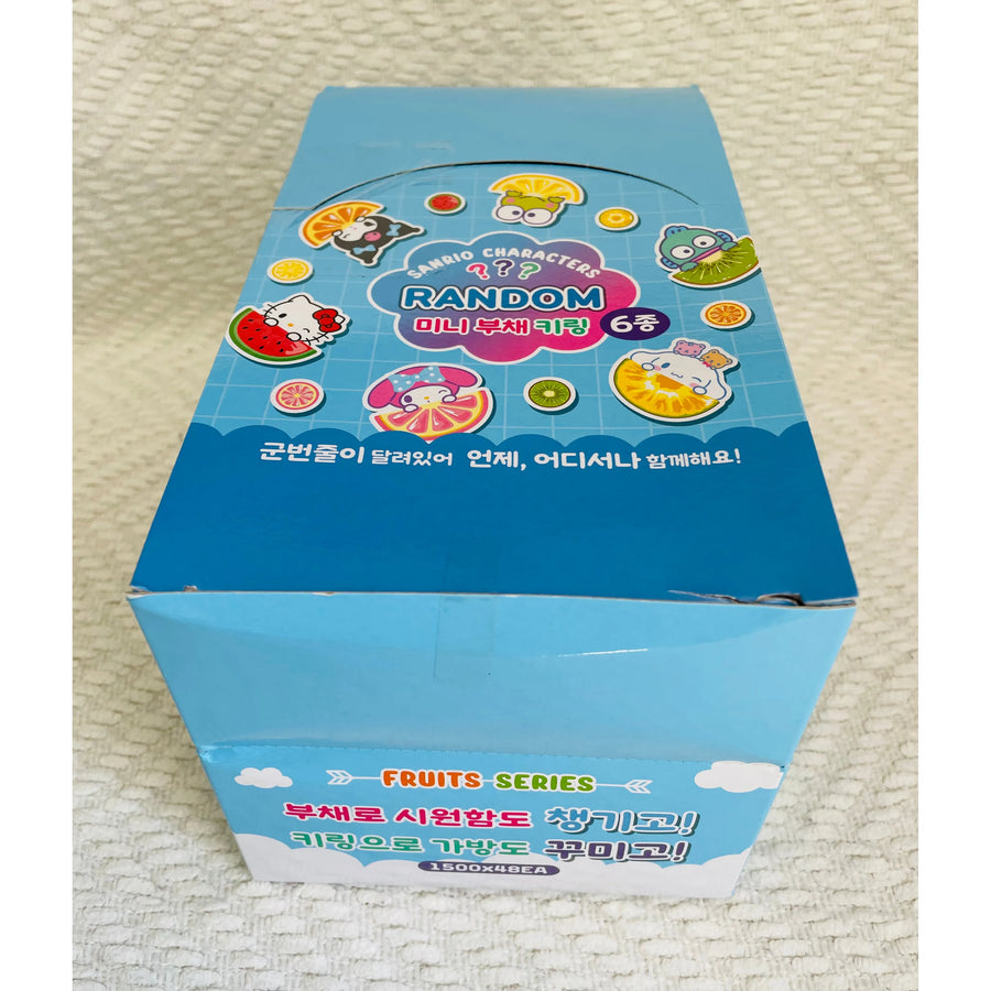 Sanrio Fruits Series Mini Fan Keyring Blind Bag