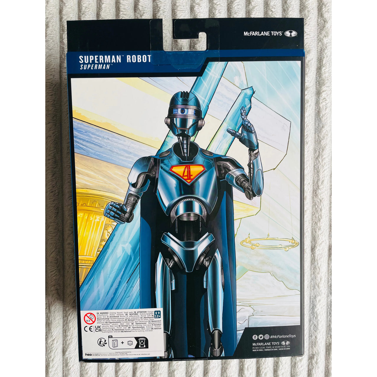 Superman (2025) DC Multiverse Deluxe Action Figure Superman Robot (Red Platinum Edition) 18 cm