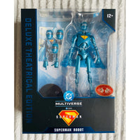 Superman (2025) DC Multiverse Deluxe Action Figure Superman Robot (Red Platinum Edition) 18 cm
