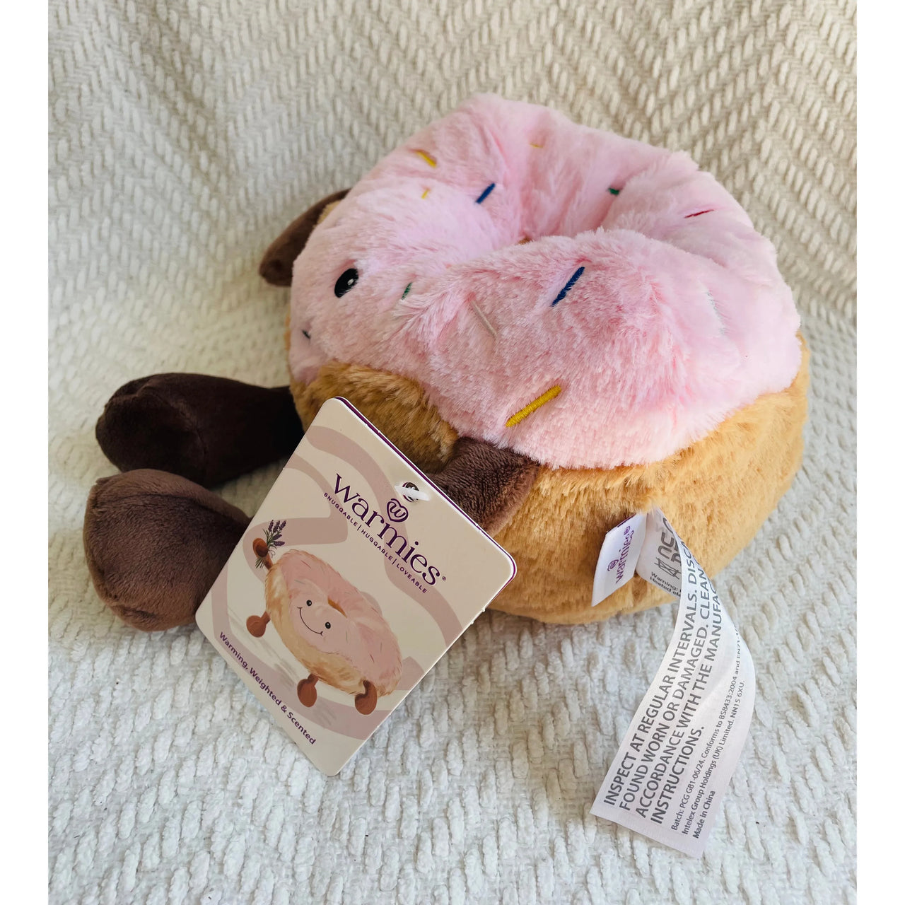 Warmies® Pink Donut Plush