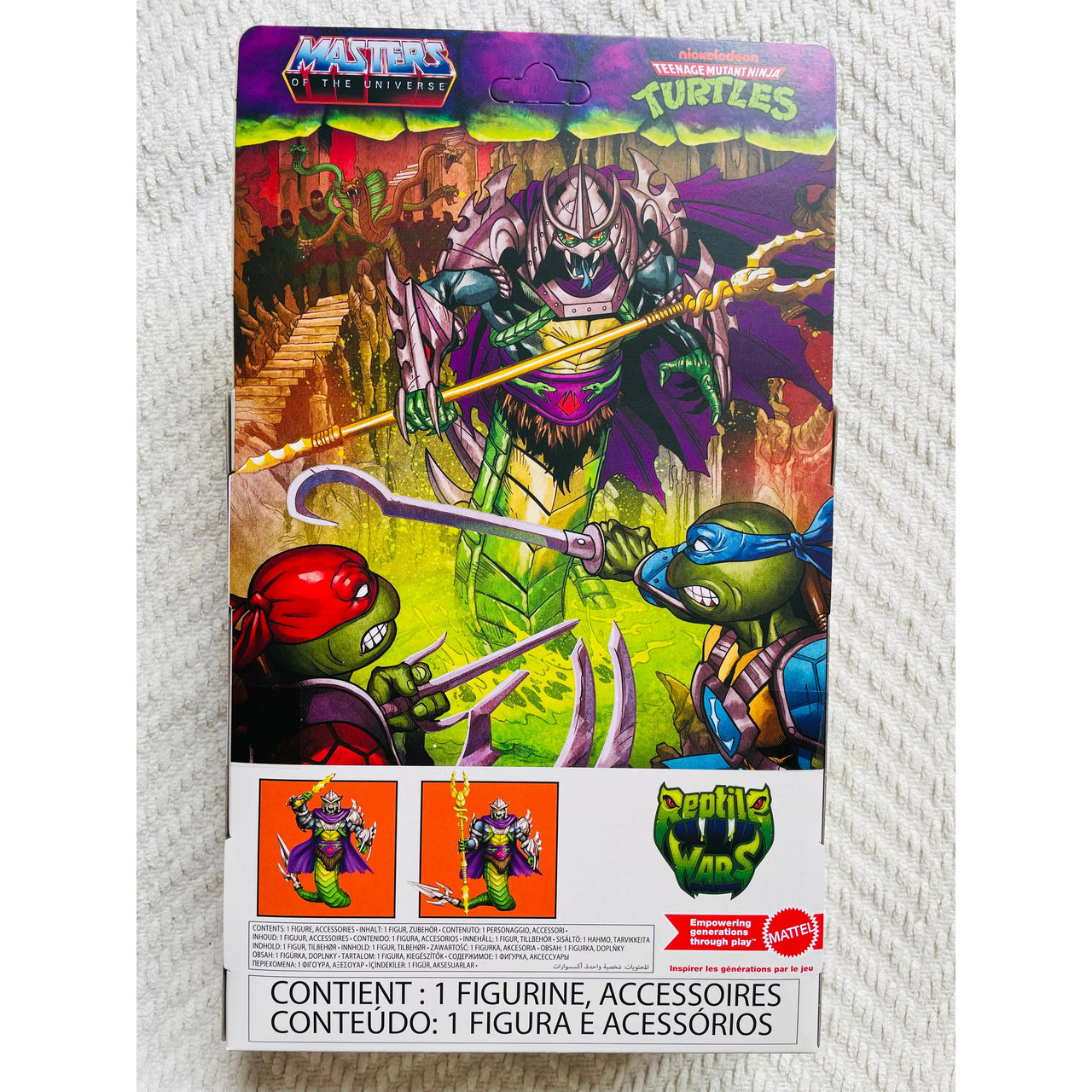 MOTU x TMNT: Turtles of Grayskull Deluxe Action Figure Super Shredder 14 cm