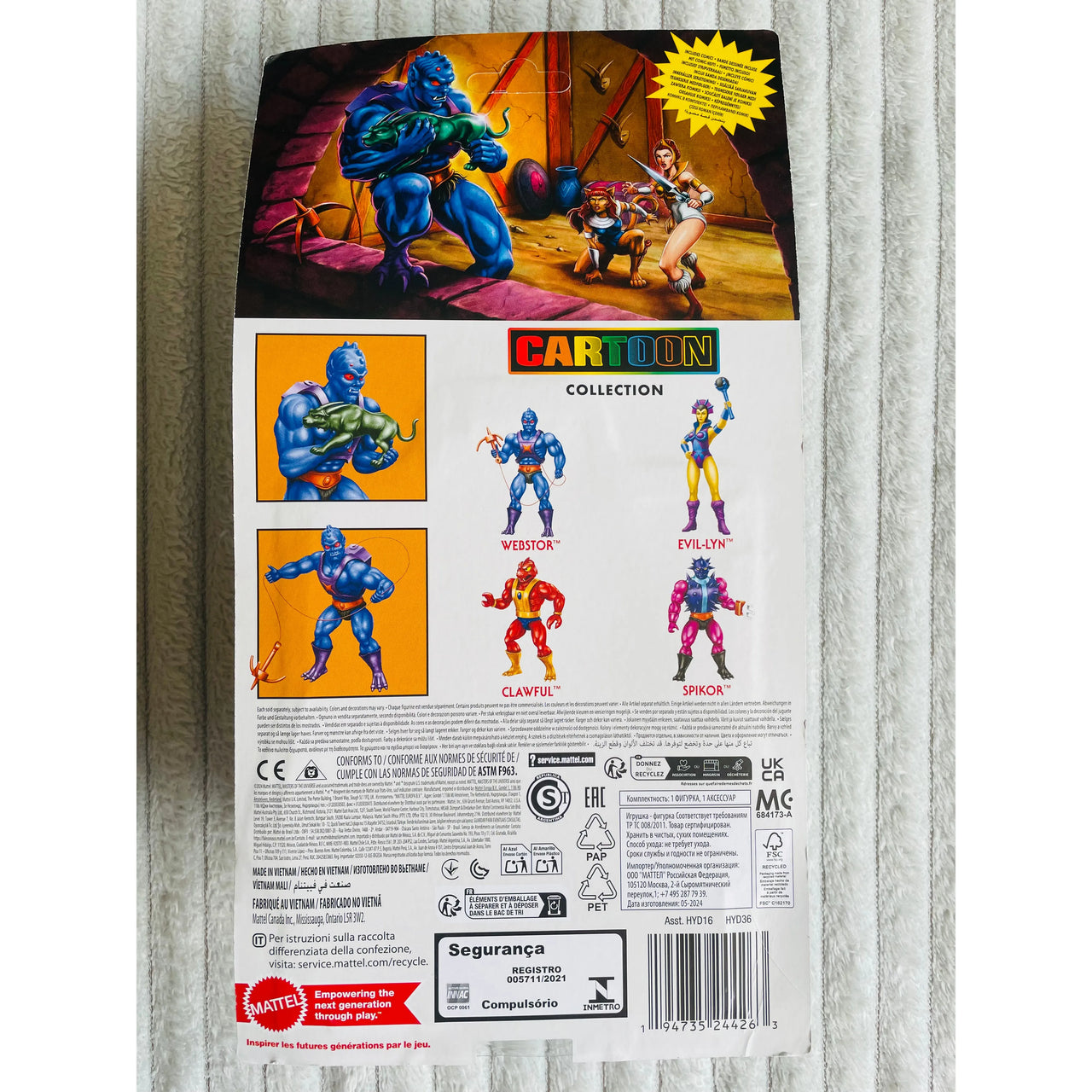 Masters of the Universe Origins Action Figure Cartoon Collection: Webstor 14 cm