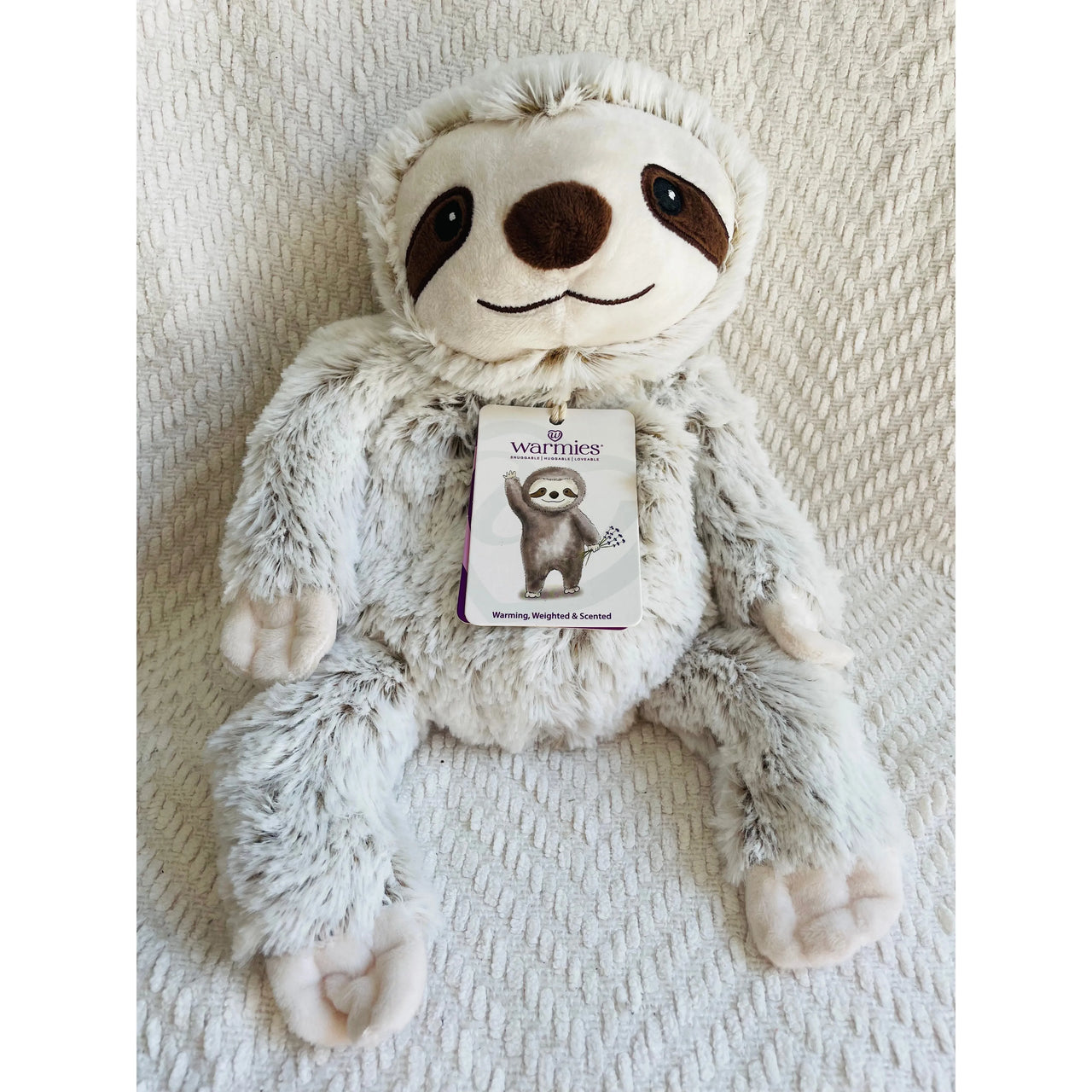 Warmies Marshmallow Sloth Plush