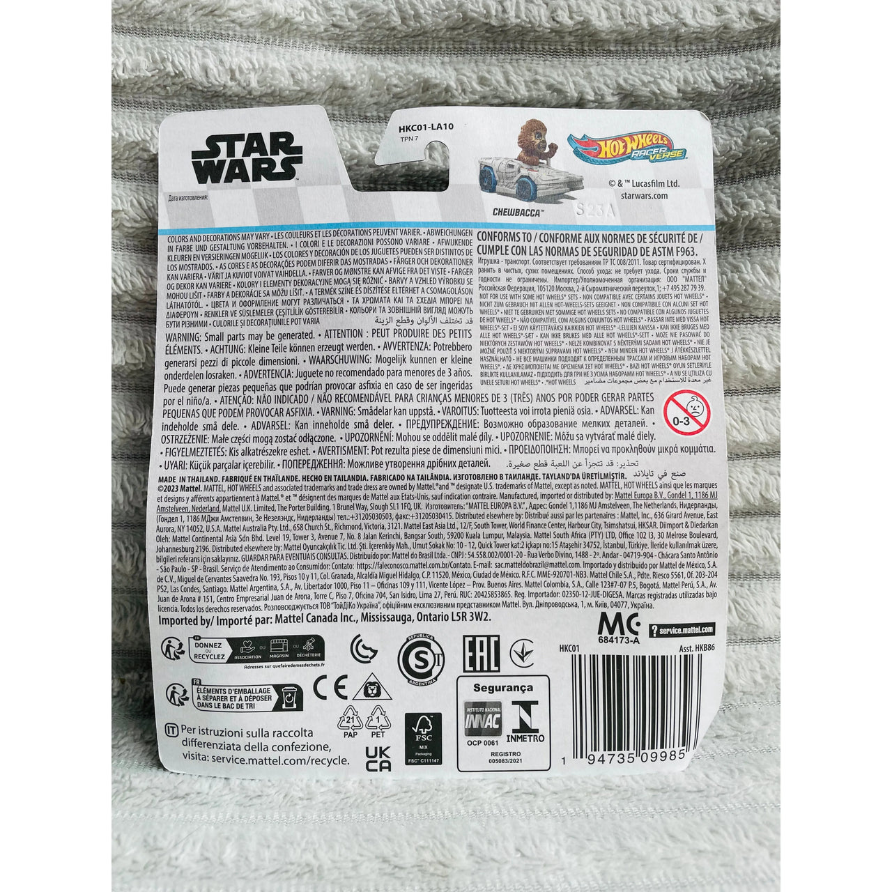Hot Wheels Racer Verse Star Wars Chewbacca