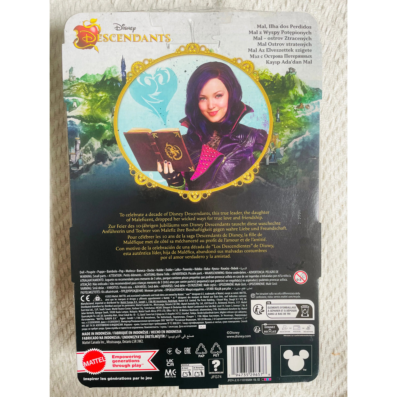 Disney Descendants Mal Anniversary Fashion Doll
