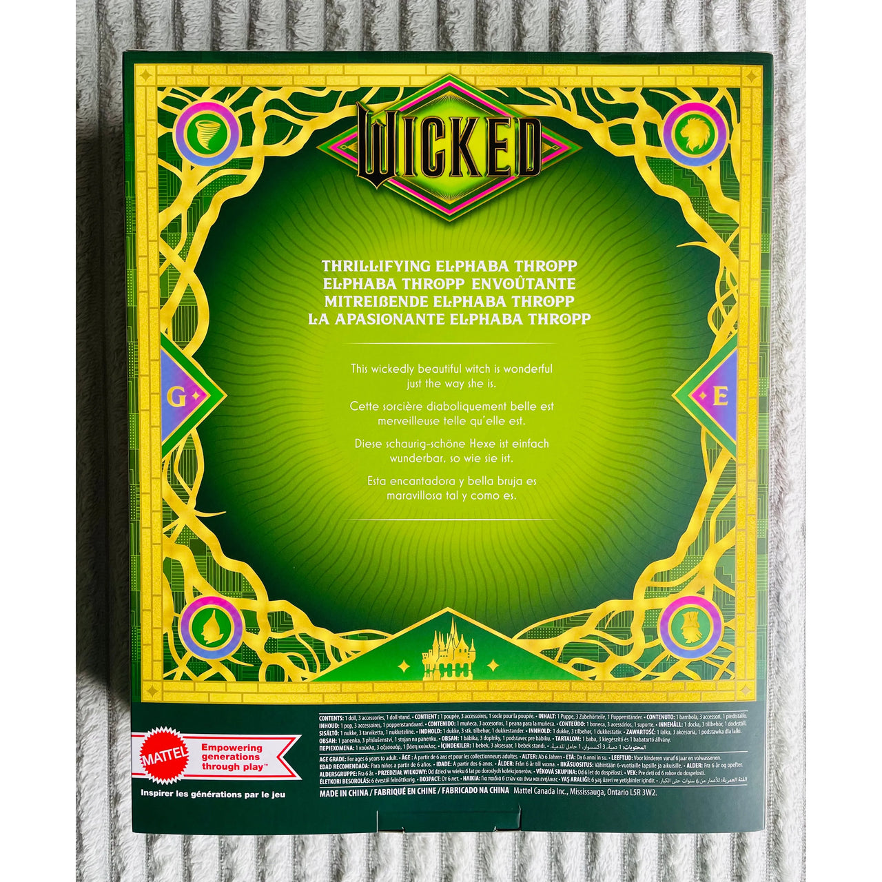Wicked for Good Deluxe Elphaba Fashion Doll