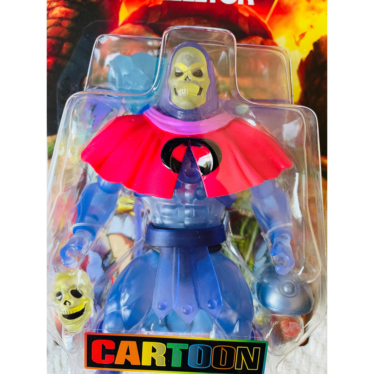 Masters of the Universe Origins Action Figure Cartoon Collection: Invisible Skeletor 14 cm