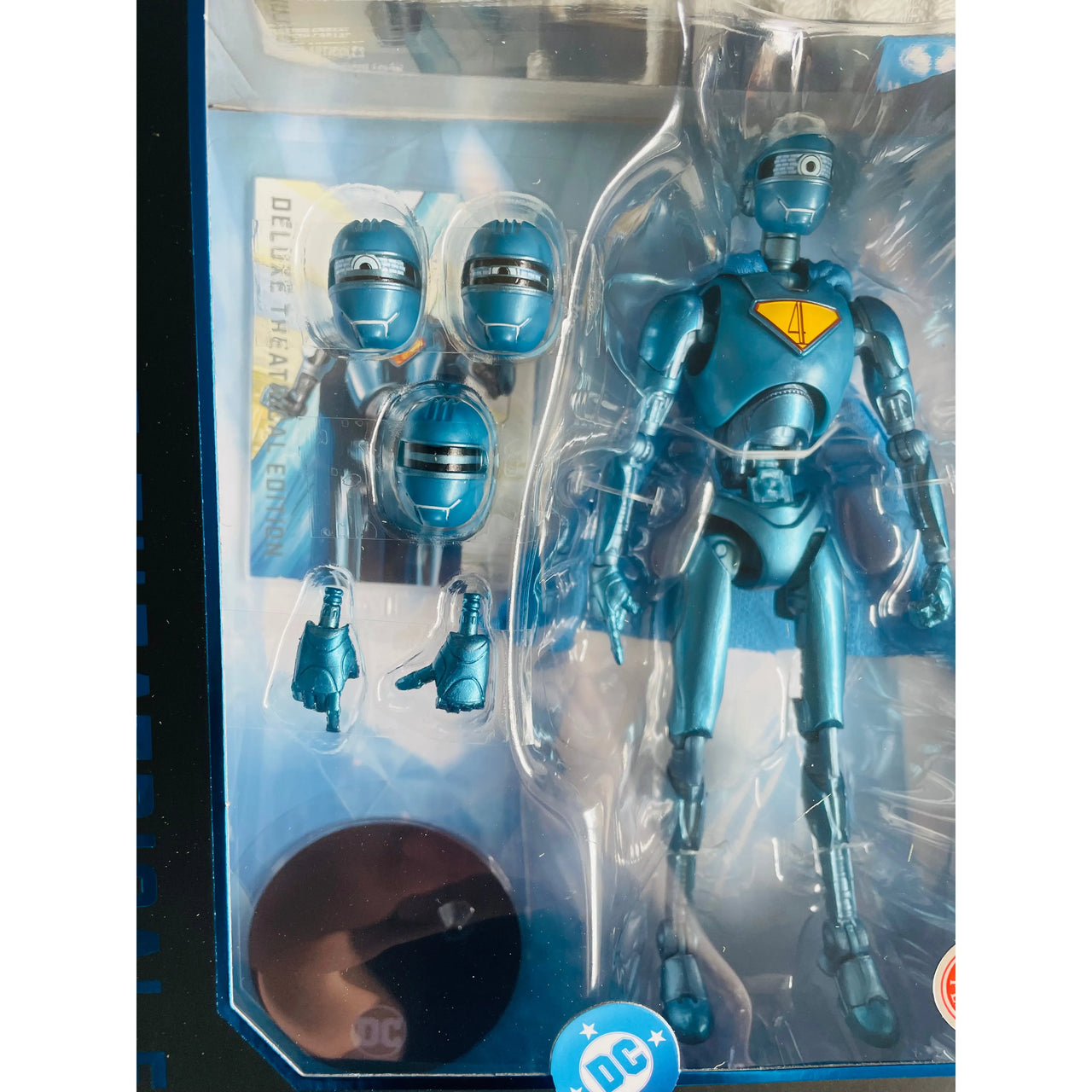 Superman (2025) DC Multiverse Deluxe Action Figure Superman Robot (Red Platinum Edition) 18 cm