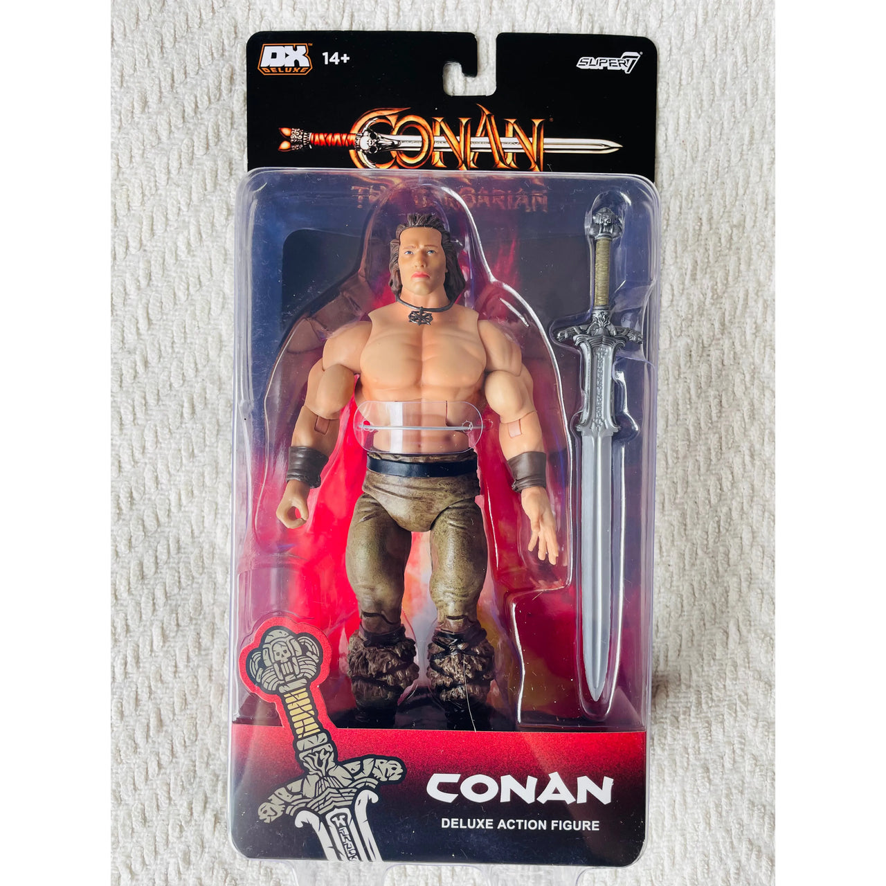 Conan the Barbarian 1982 Deluxe Action Figure Conan Iconic Pose 18 cm