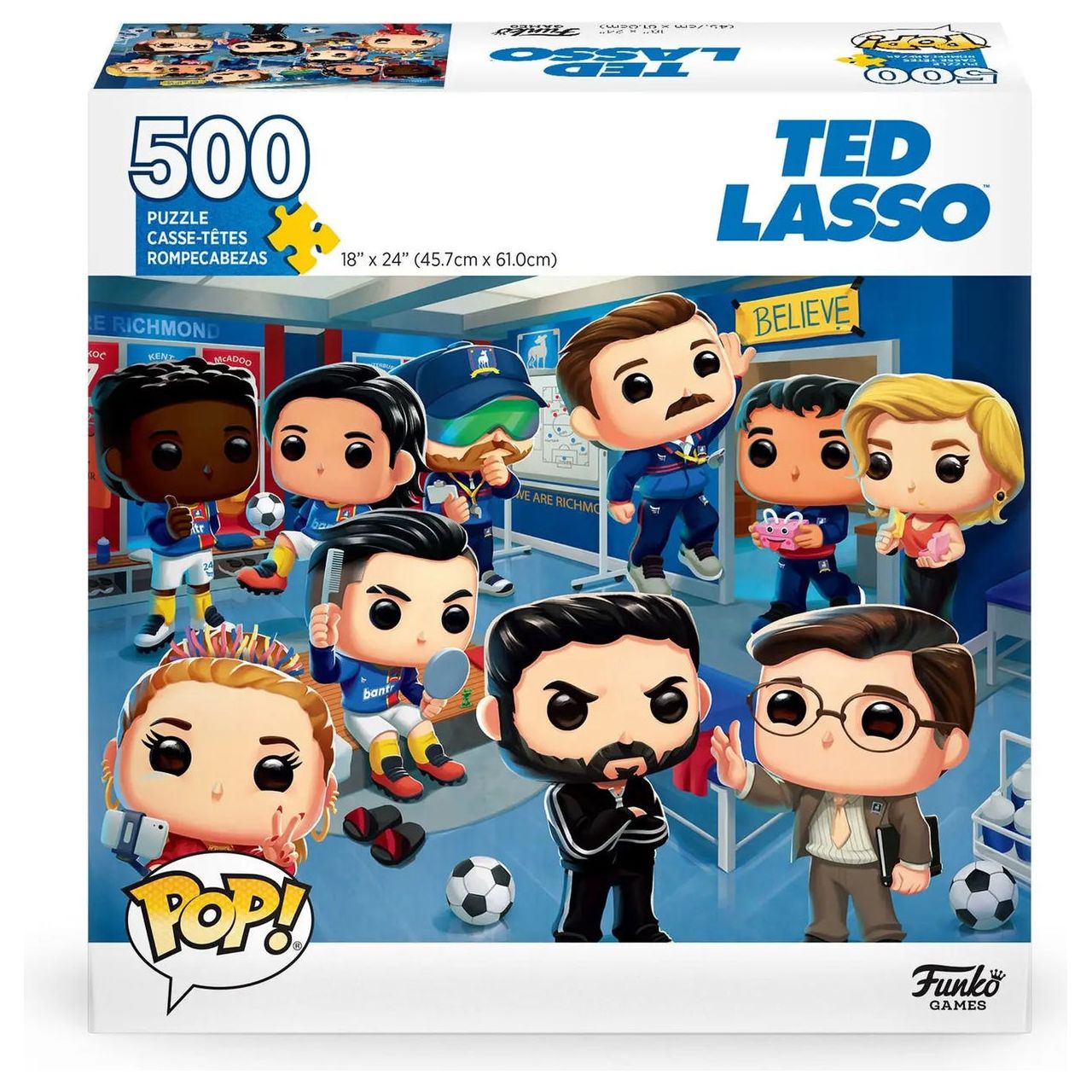 Funko Games Pop! Puzzles Ted Lasso 500 Pieces