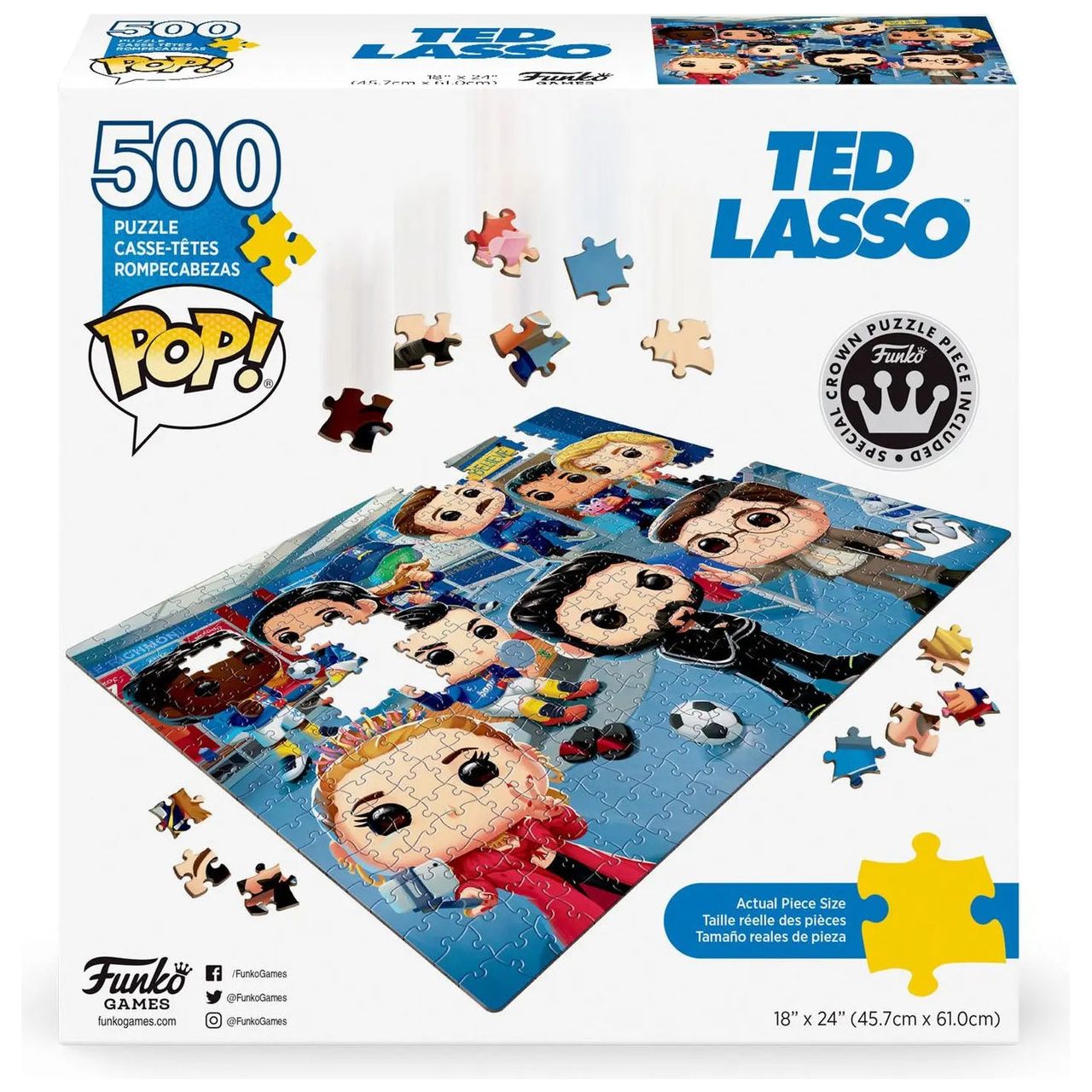 Funko Games Pop! Puzzles Ted Lasso 500 Pieces