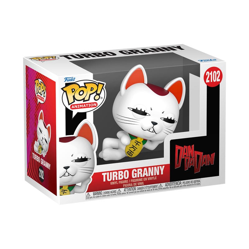 Funko Pop! Animation Vinyl Figure Dandadan 2102 Turbo Granny Cat