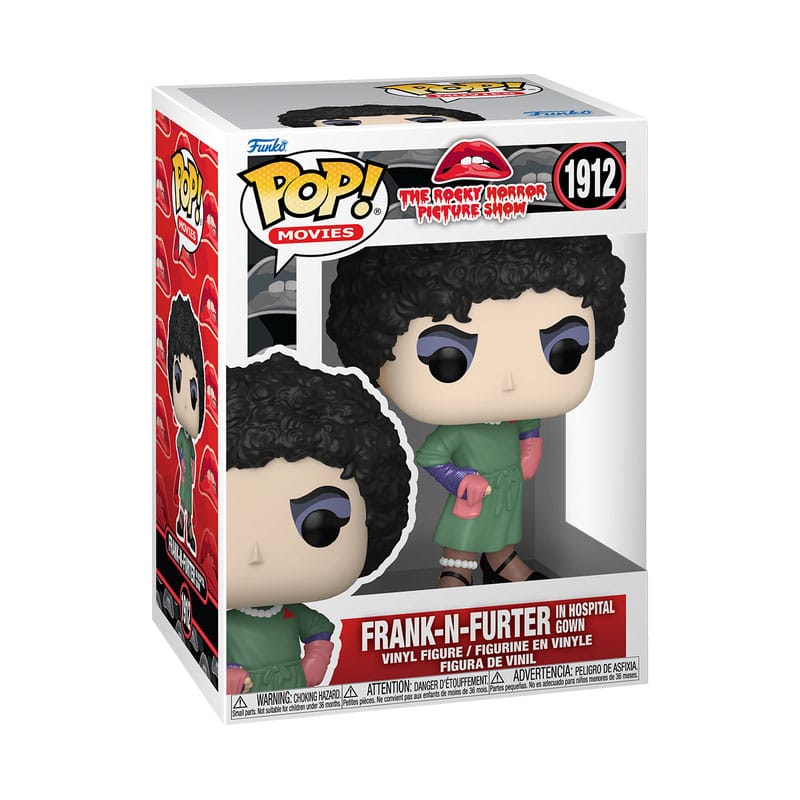 Funko Pop! Movies the Rocky Horror Picture Show Vinyl Figure 1912 Frank-N-Furter in Hospital Gown