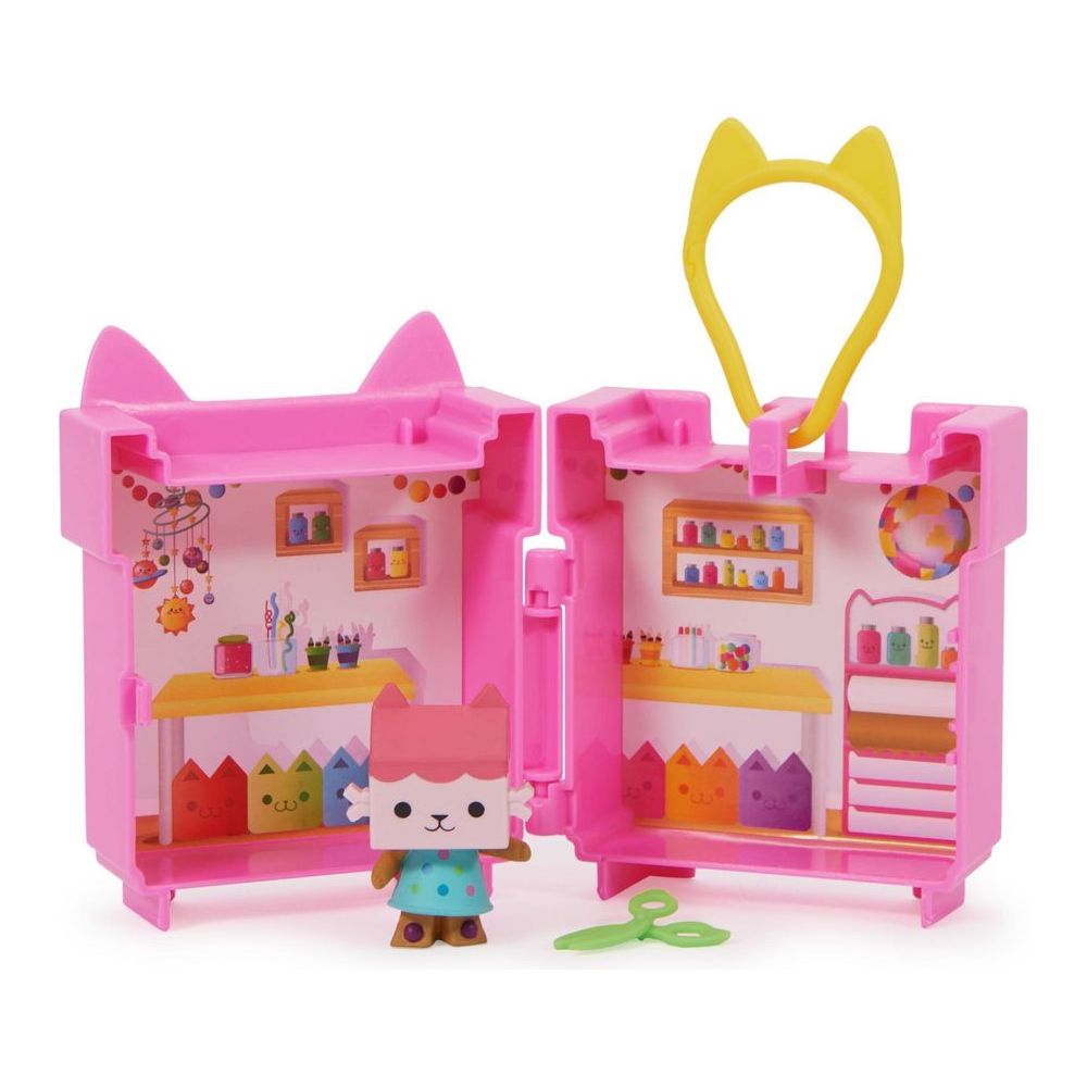 Gabby's Dollhouse Baby Box Cat Mini Clip On Playset