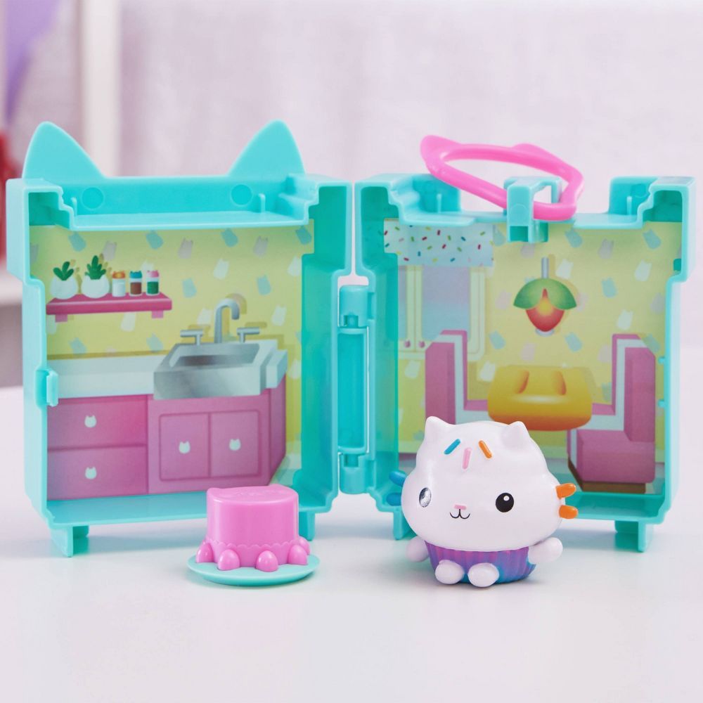 Gabby's Dollhouse Cakey Cat Mini Clip On Playset