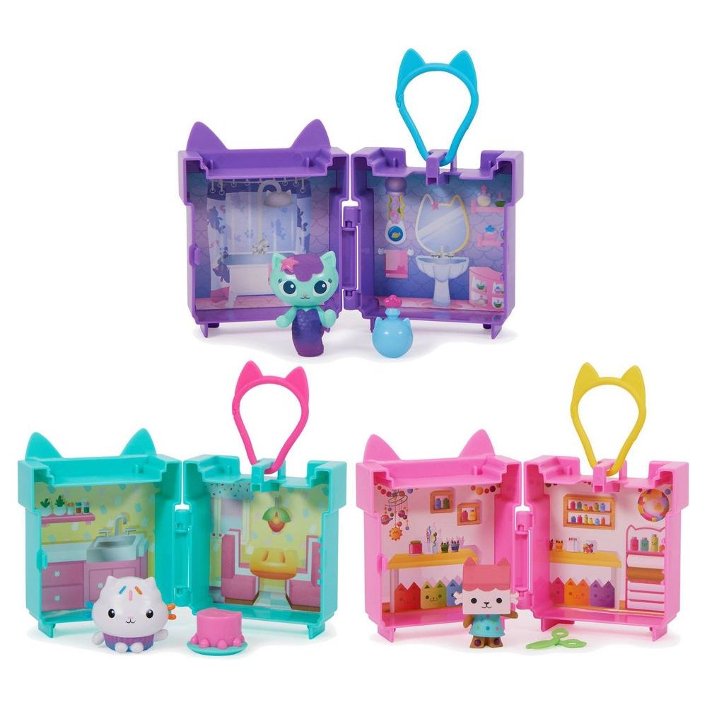 Gabby's Dollhouse Cakey Cat Mini Clip On Playset