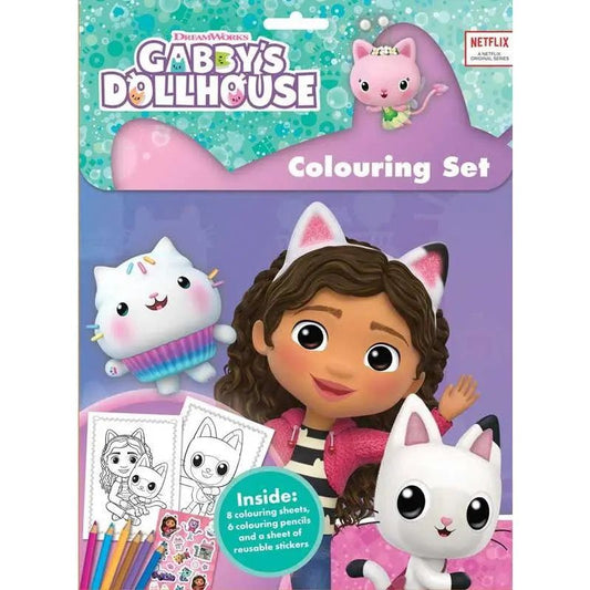 Gabby's Dollhouse Colouring Set