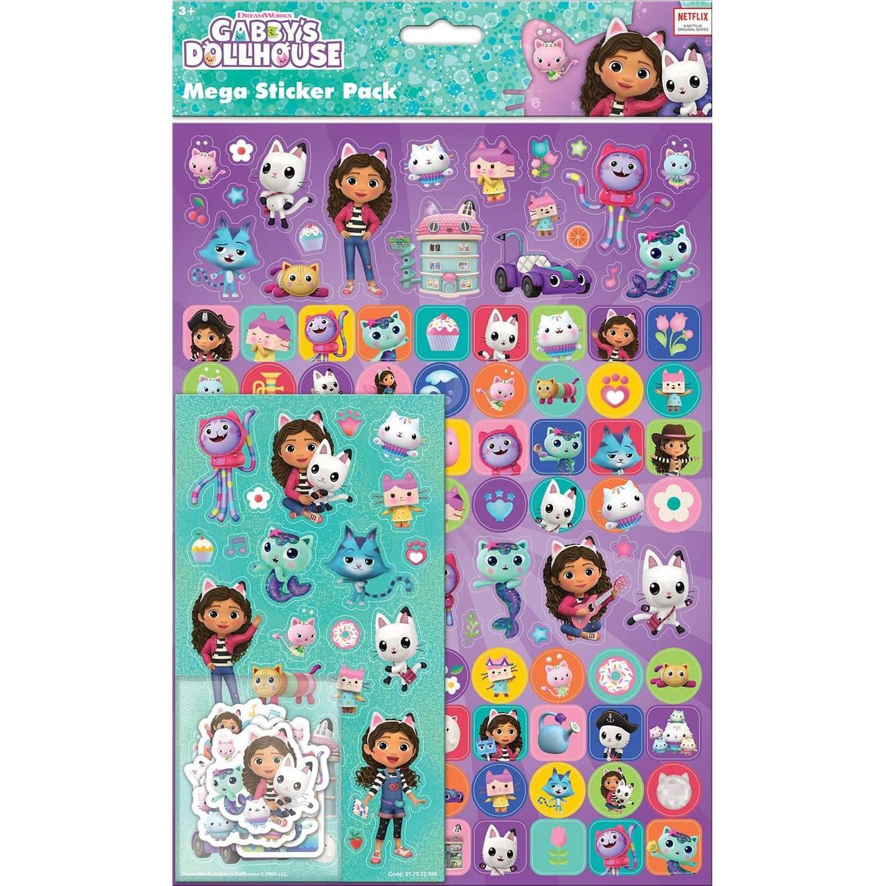 Gabby's Dollhouse Mega Sticker Pack