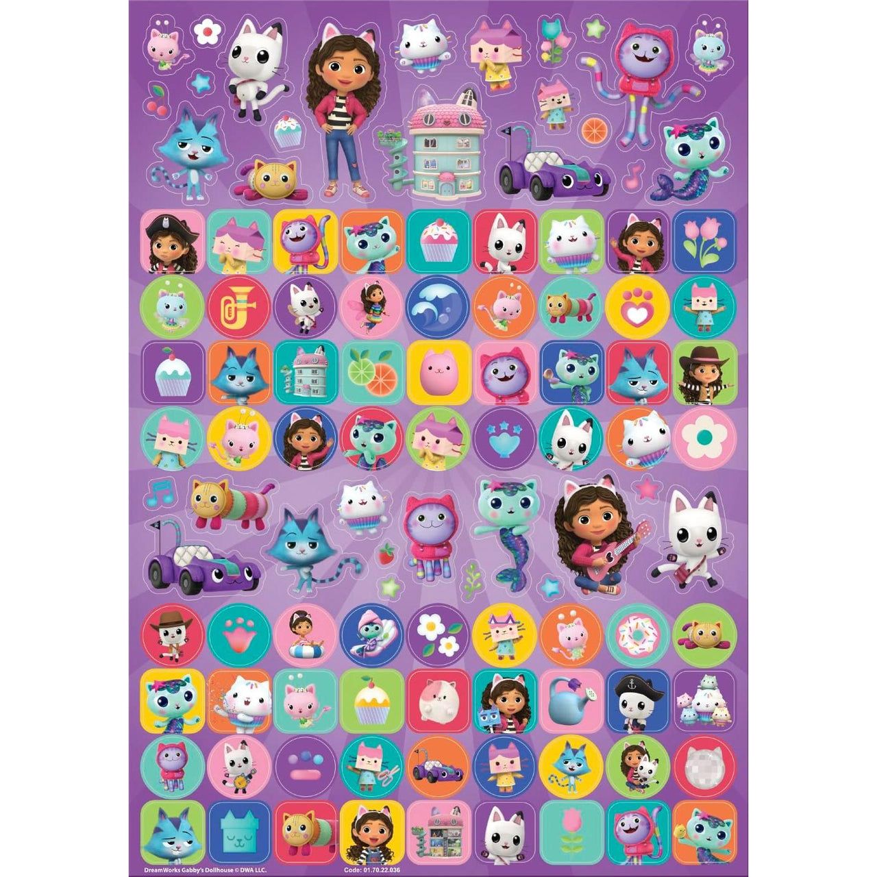 Gabby's Dollhouse Mega Sticker Pack