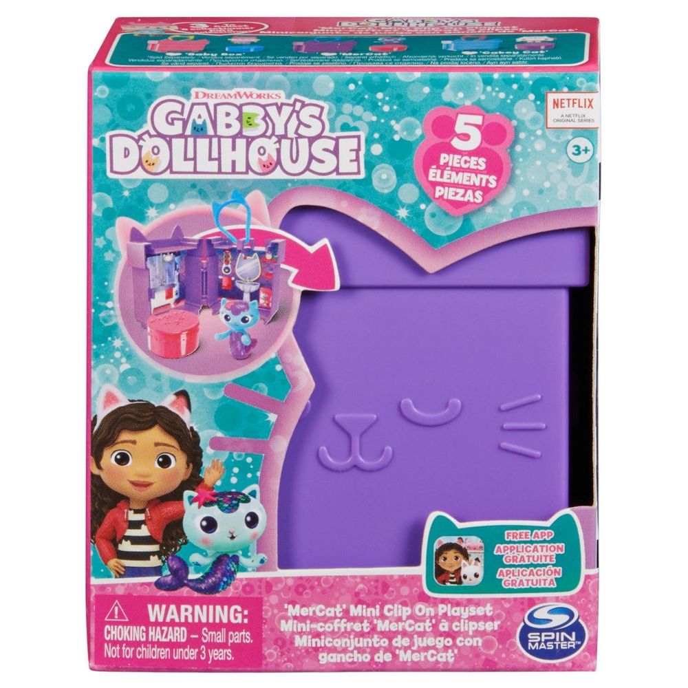 Gabby's Dollhouse Mercat Mini Clip On Playset