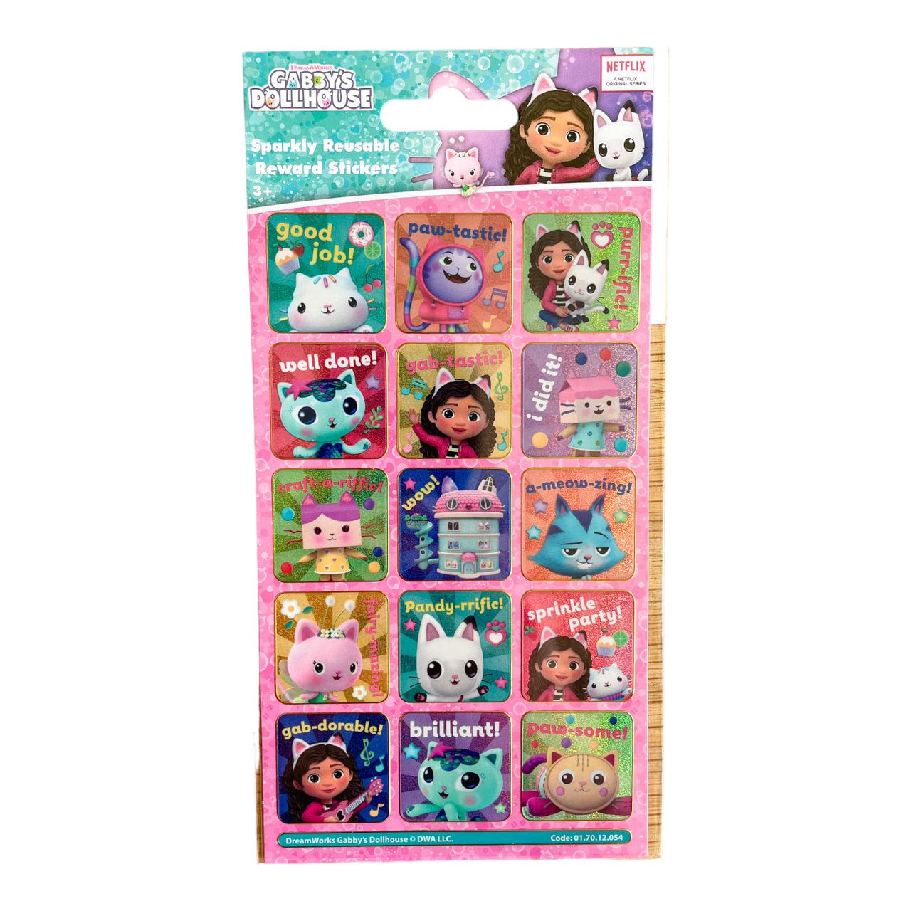 Gabby's Dollhouse Reward Stickers