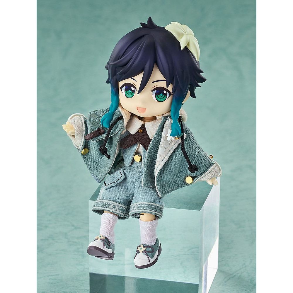 Genshin Impact Nendoroid Doll Action Figure Venti: Blue Ballad Ver. 14 cm