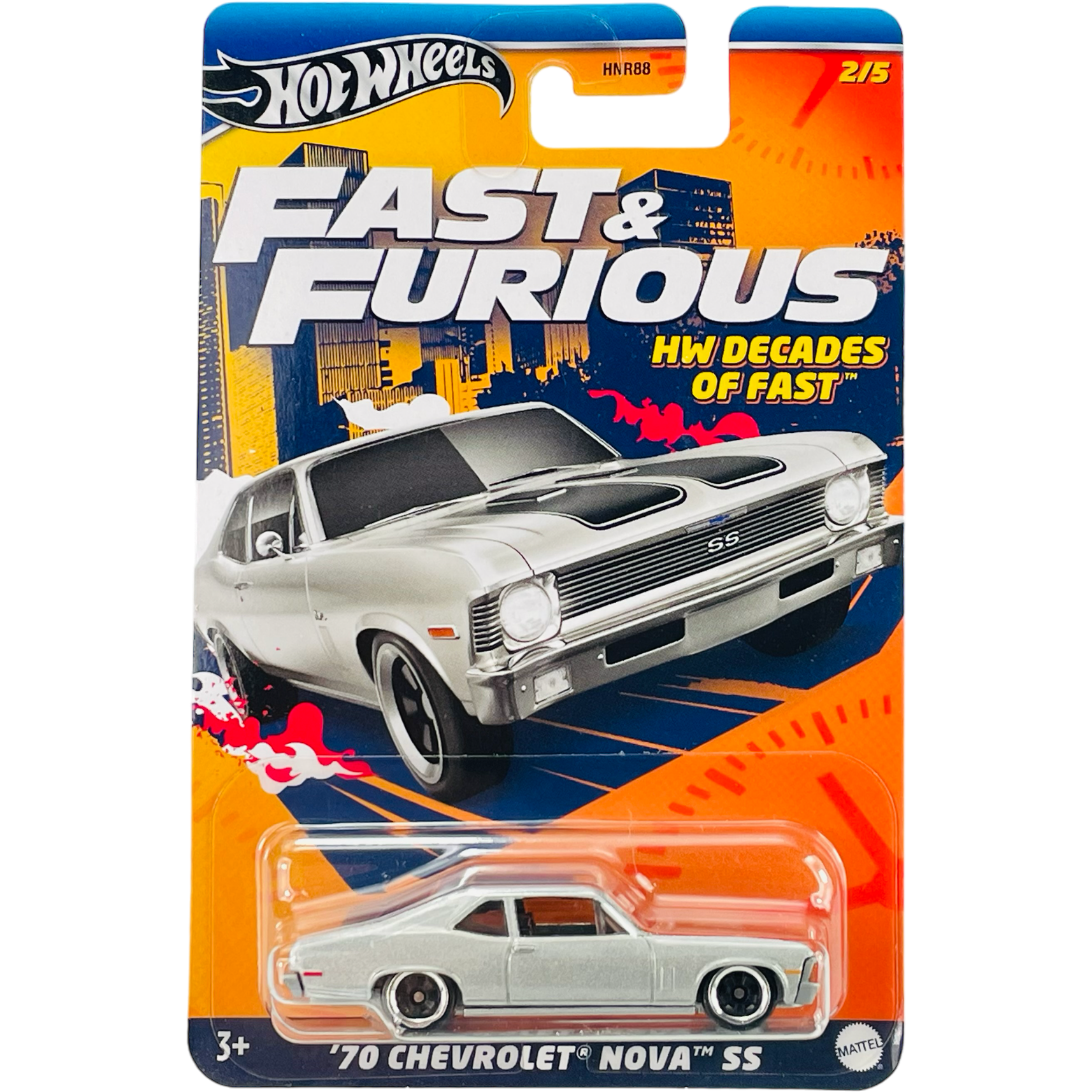 Hot Wheels Fast & Furious 2/5 '70 Chevrolet Nova SS