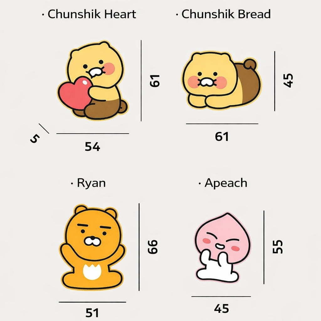 Kakao Friends Pvc Magnet