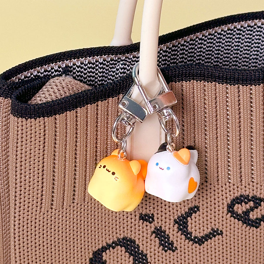 Kawaii Bread Cat Keychain – Mystery Blind Box
