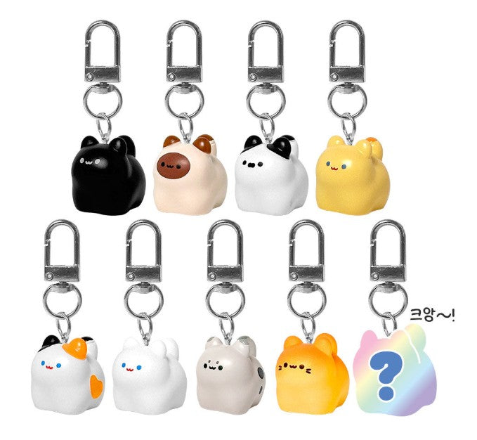 Kawaii Bread Cat Keychain – Mystery Blind Box