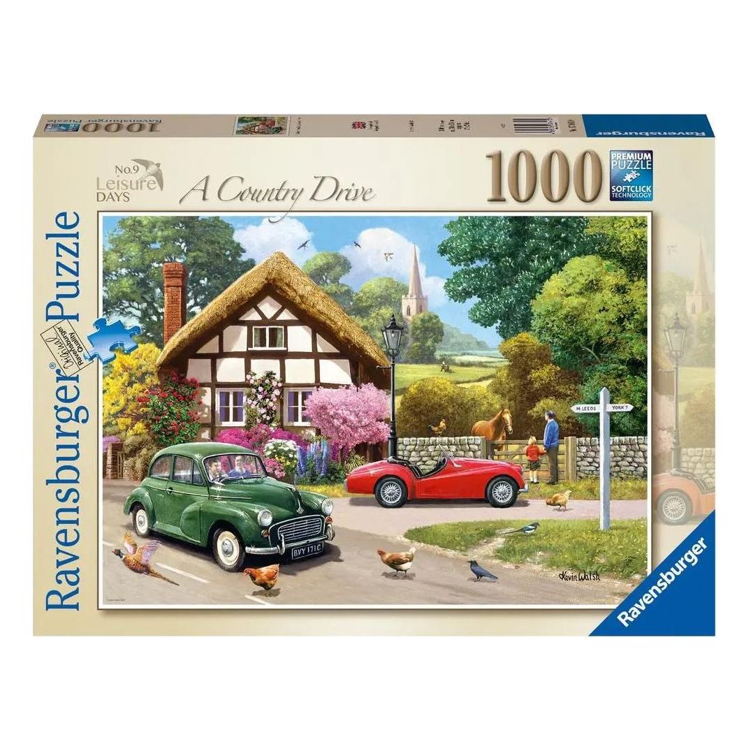 Leisure Days No.9 A Country Drive 1000 Piece Jigsaw Puzzle