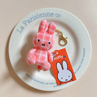 Limited Edition Check Miffy Keychain Plush