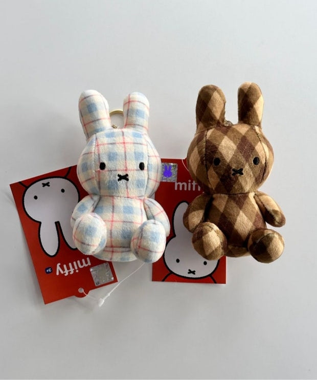 Limited Edition Check Miffy Keychain Plush