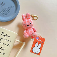 Limited Edition Check Miffy Keychain Plush