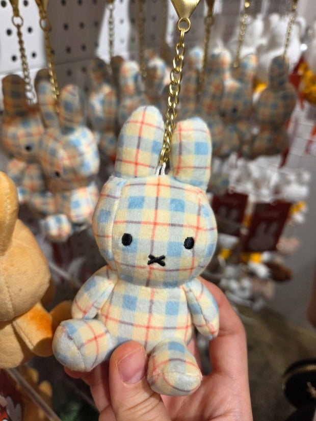 Limited Edition Check Miffy Keychain Plush