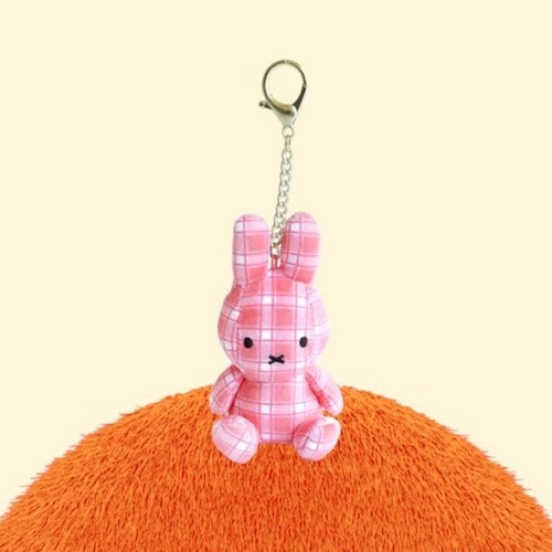 Limited Edition Check Miffy Keychain Plush