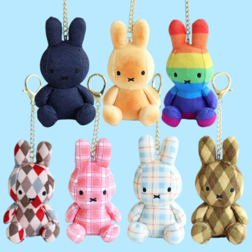 Limited Edition Check Miffy Keychain Plush