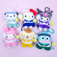 Limited Edition Sanrio Characters Tennis Plush Keychain