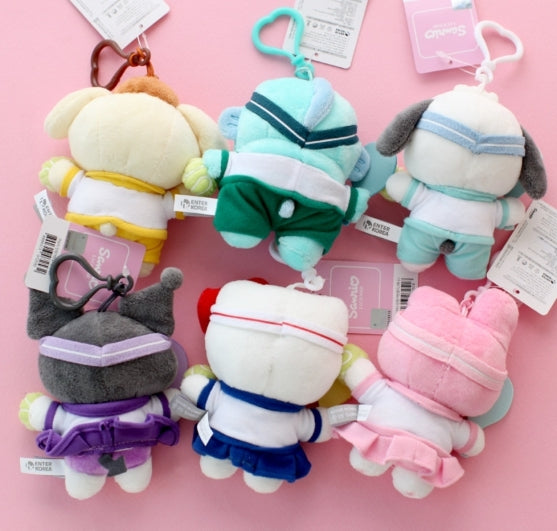Limited Edition Sanrio Characters Tennis Plush Keychain