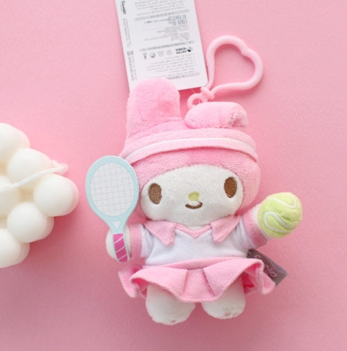 Limited Edition Sanrio Characters Tennis Plush Keychain