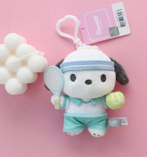 Limited Edition Sanrio Characters Tennis Plush Keychain