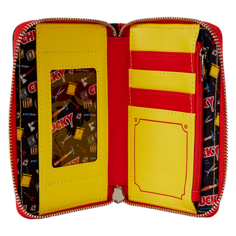 Loungefly Chucky Clown Cosplay Zip Around Wallet