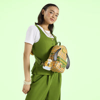 Loungefly Disney Pluto 95th Anniversary Plaid Sling Crossbody Bag with Coin Bag