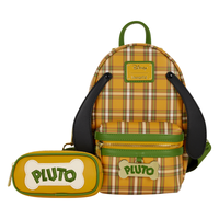 Loungefly Disney Pluto 95th Anniversary Plaid Sling Crossbody Bag with Coin Bag